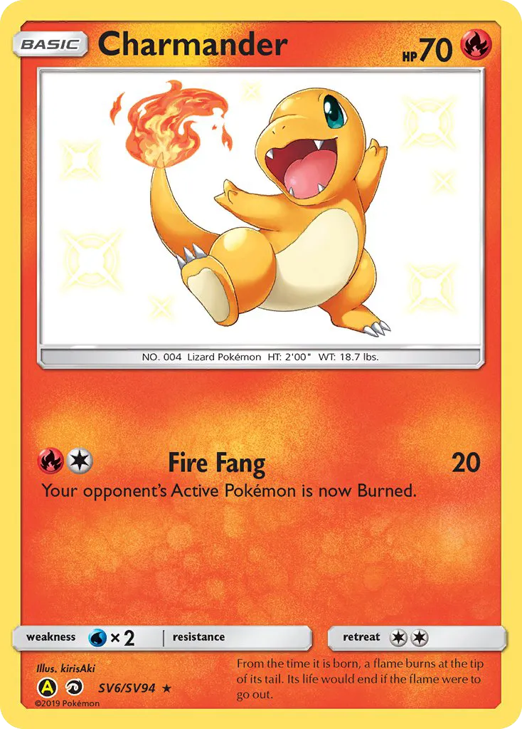Charmander - Hidden Fates Shiny Vault
