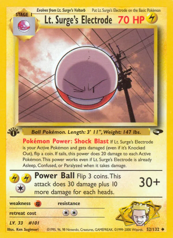 Lt. Surge's Electrode - Gym Challenge