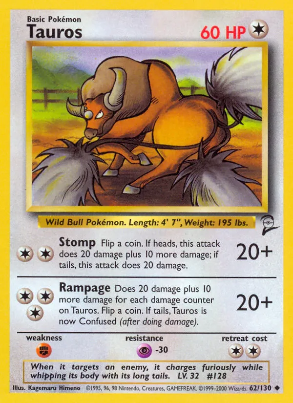 Tauros - Base Set 2