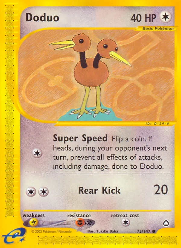 Doduo - Aquapolis