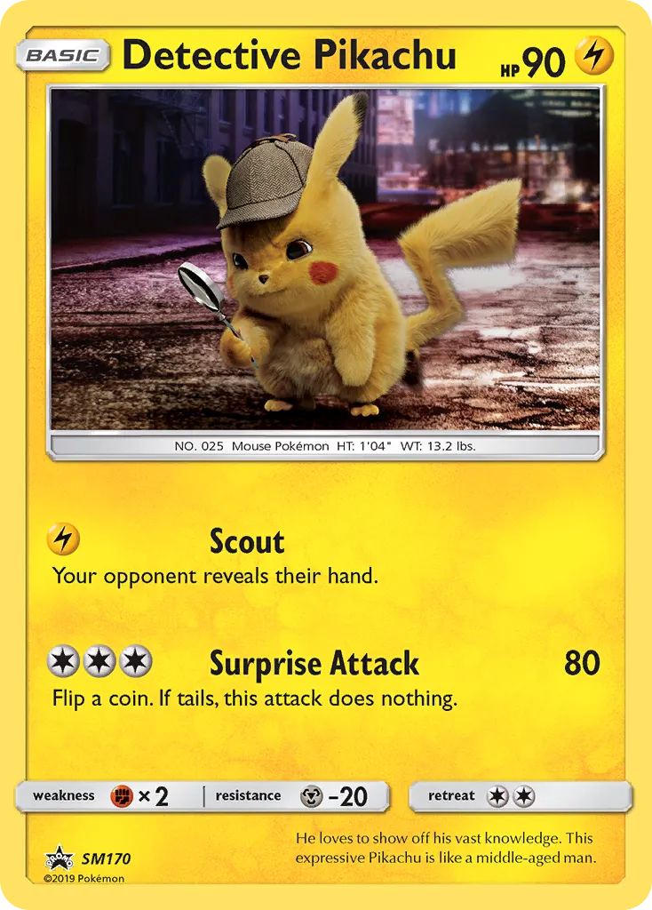 Detective Pikachu - SM Black Star Promos