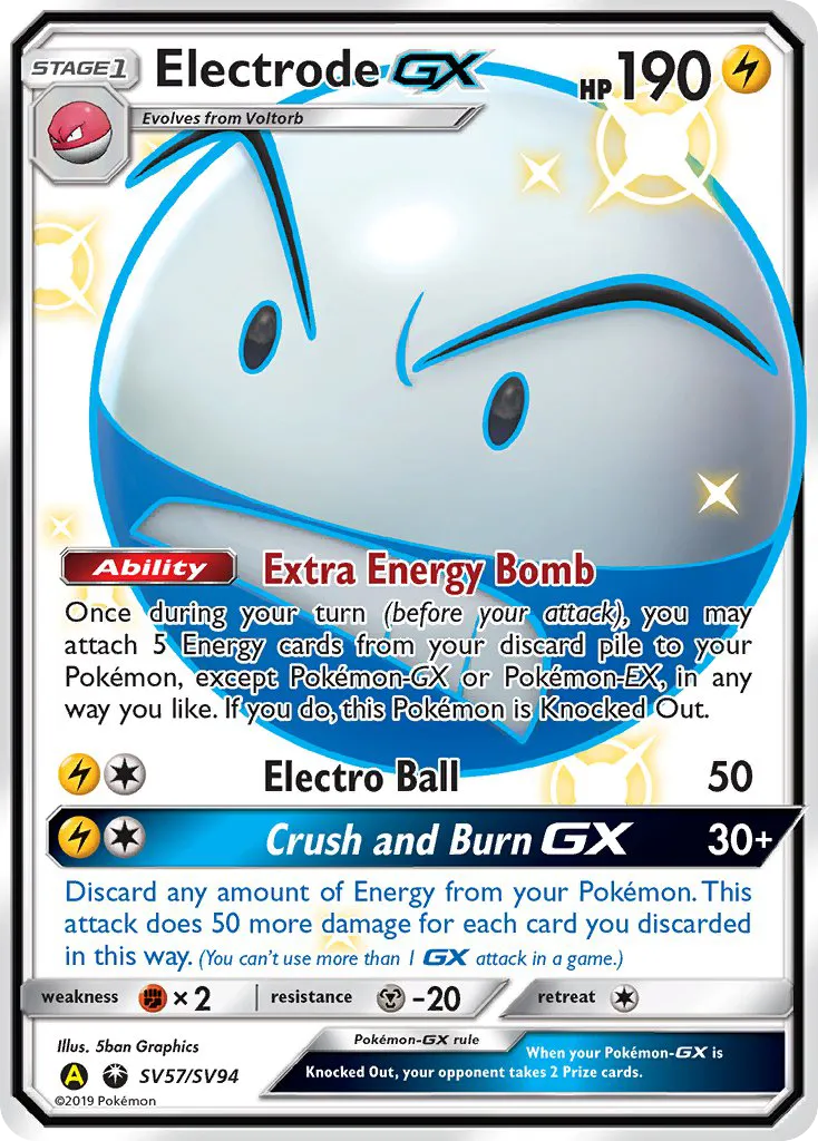 Electrode-GX - Hidden Fates Shiny Vault