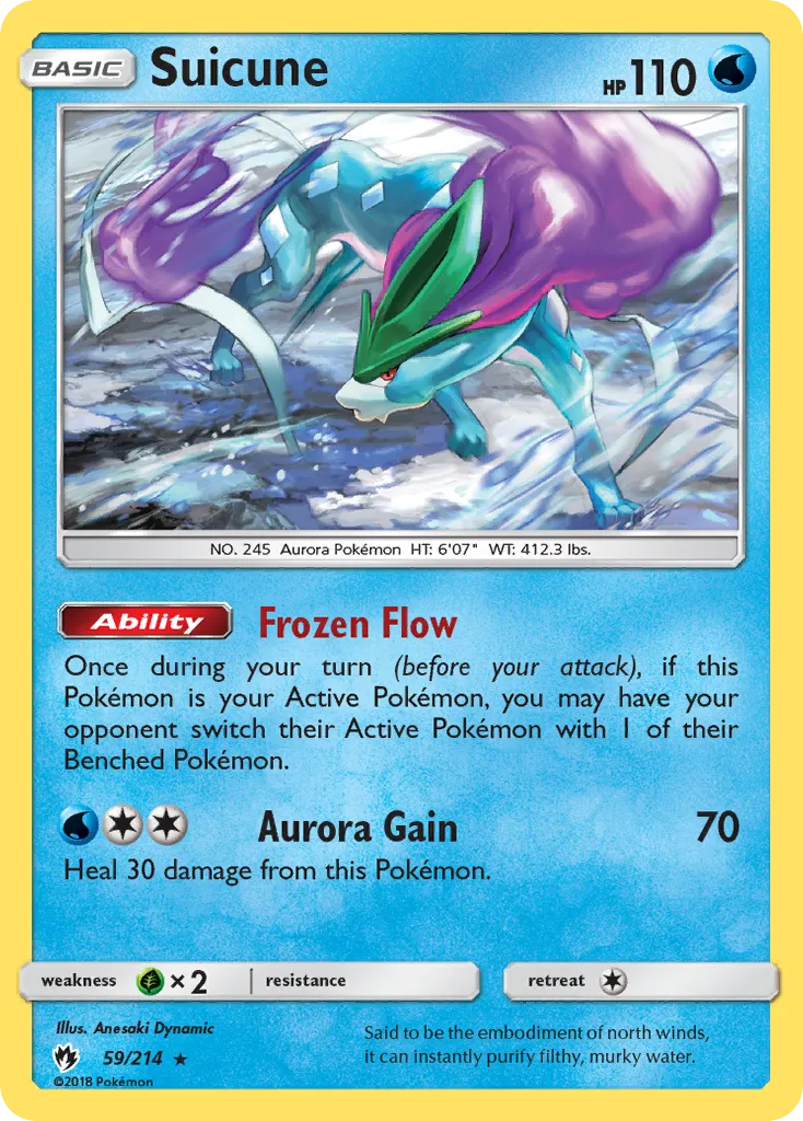 Suicune - Lost Thunder