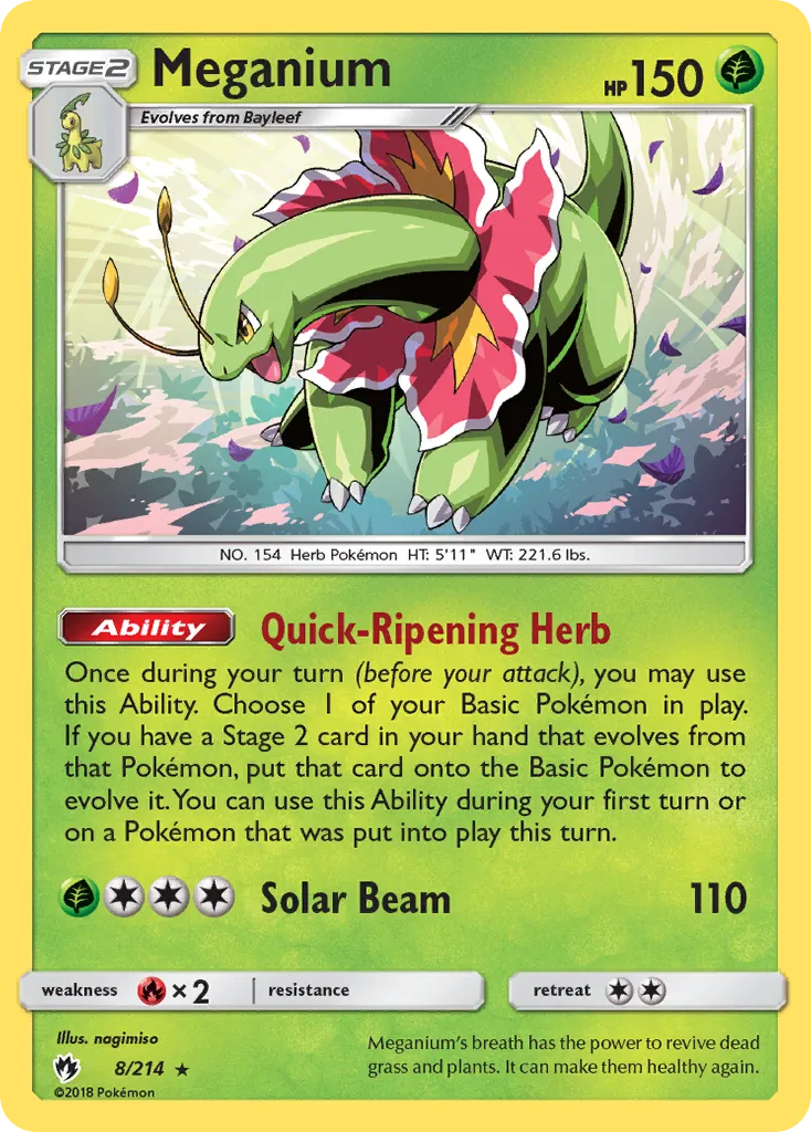 Meganium - Lost Thunder