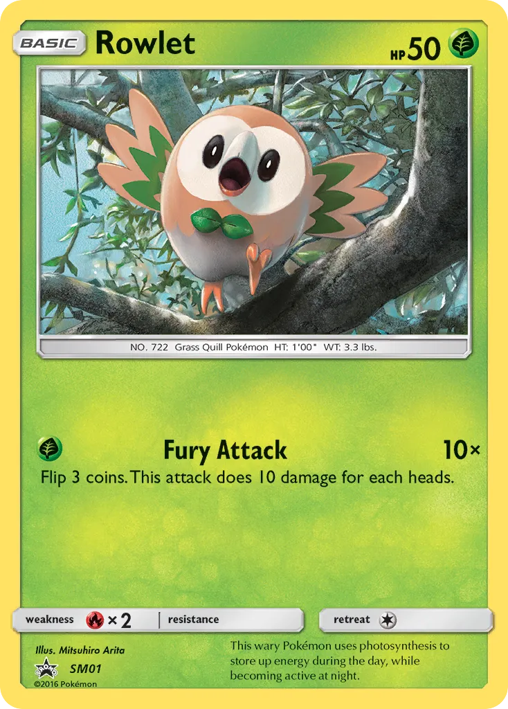 Rowlet - SM Black Star Promos