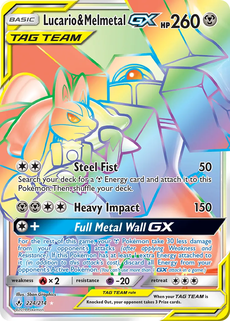 Lucario & Melmetal-GX - Unbroken Bonds