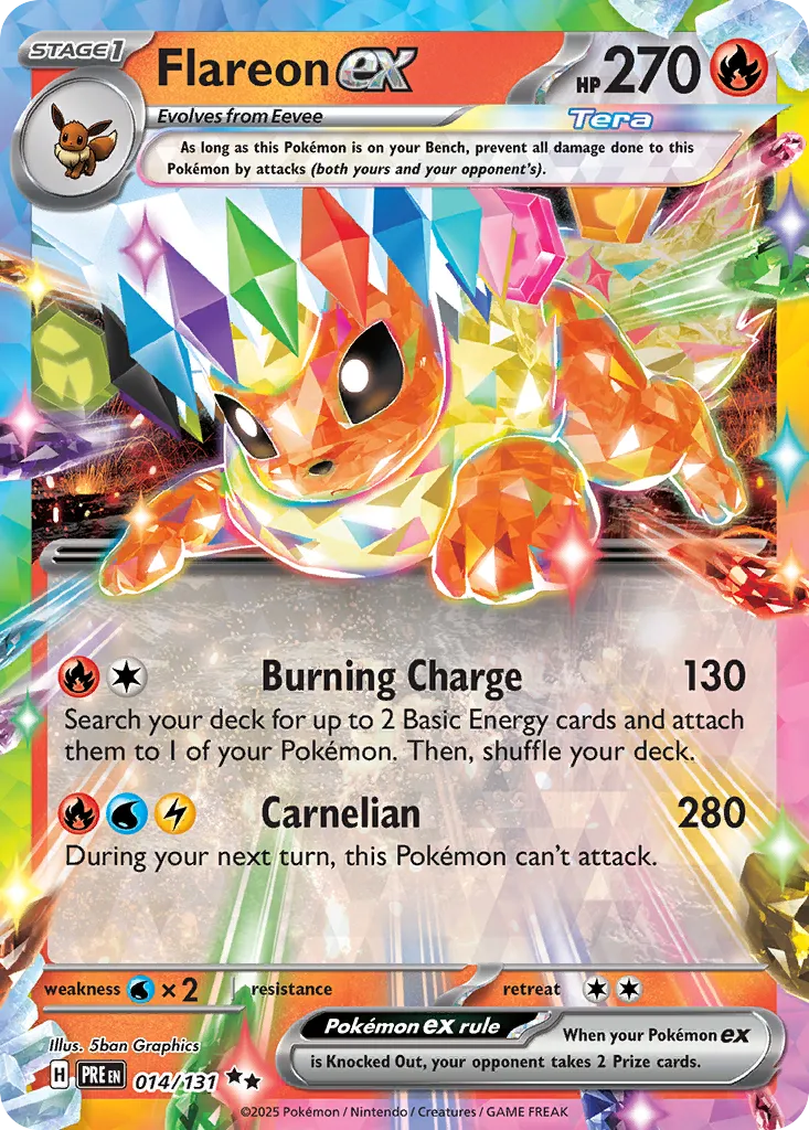 Flareon ex - Prismatic Evolutions
