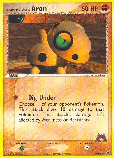 Team Magma's Aron - Team Magma vs Team Aqua