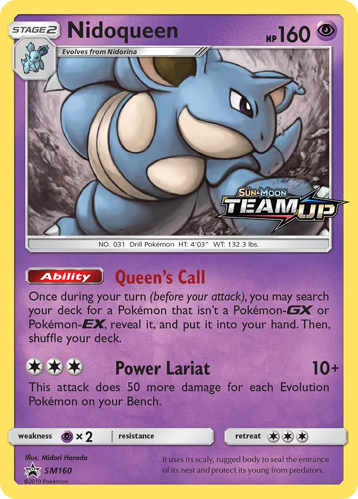 Nidoqueen - SM Black Star Promos