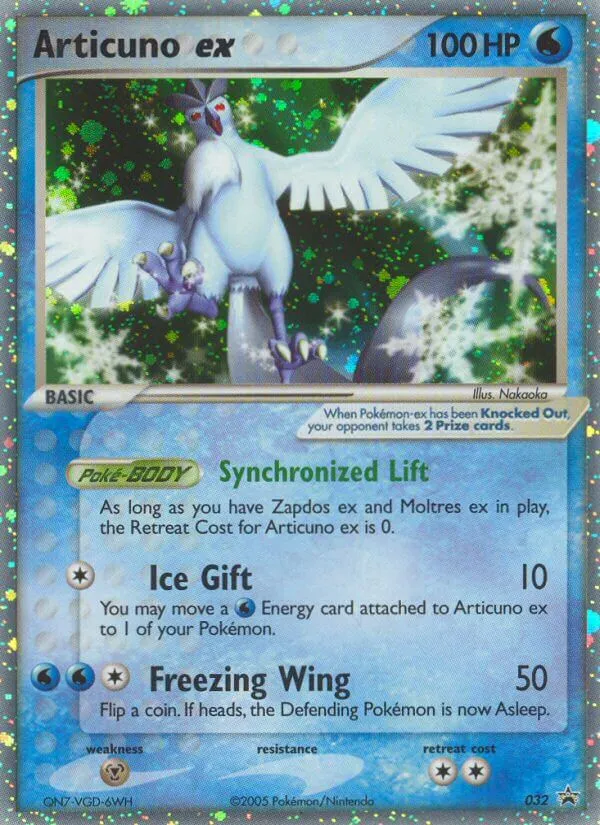 Articuno ex - Nintendo Black Star Promos