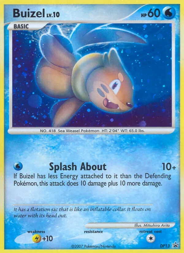 Buizel - DP Black Star Promos