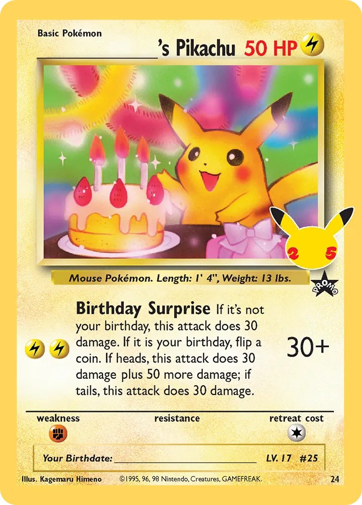 _____'s Pikachu - Celebrations: Classic Collection