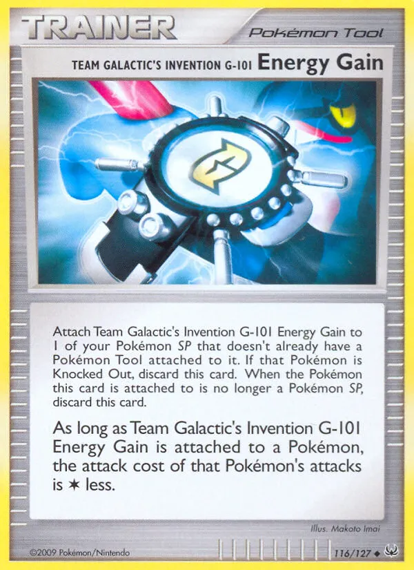 Team Galactic's Invention G-101 Energy Gain - Platinum