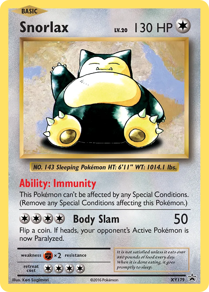 Snorlax - XY Black Star Promos