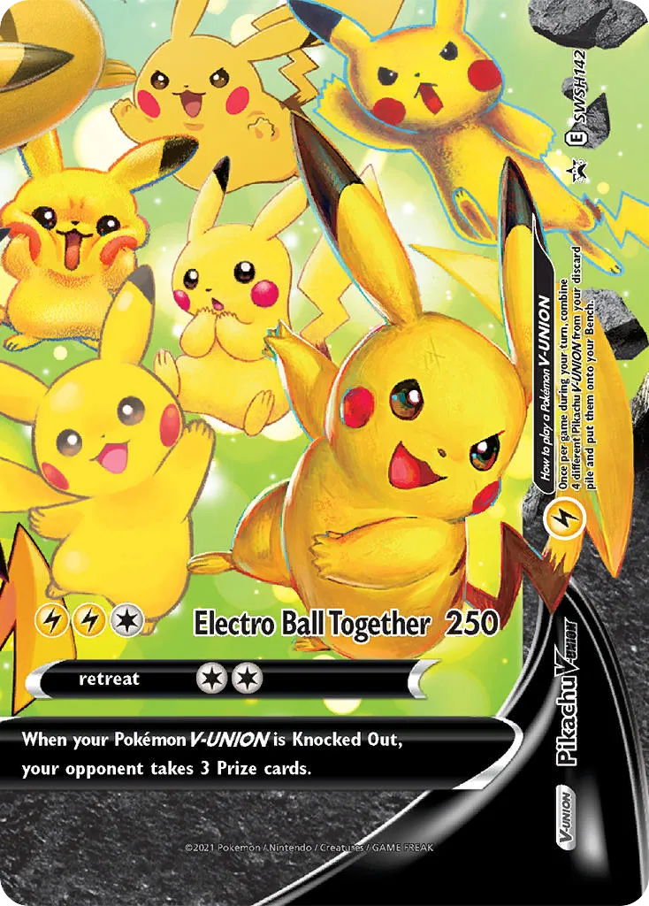 Pikachu V-UNION - SWSH Black Star Promos