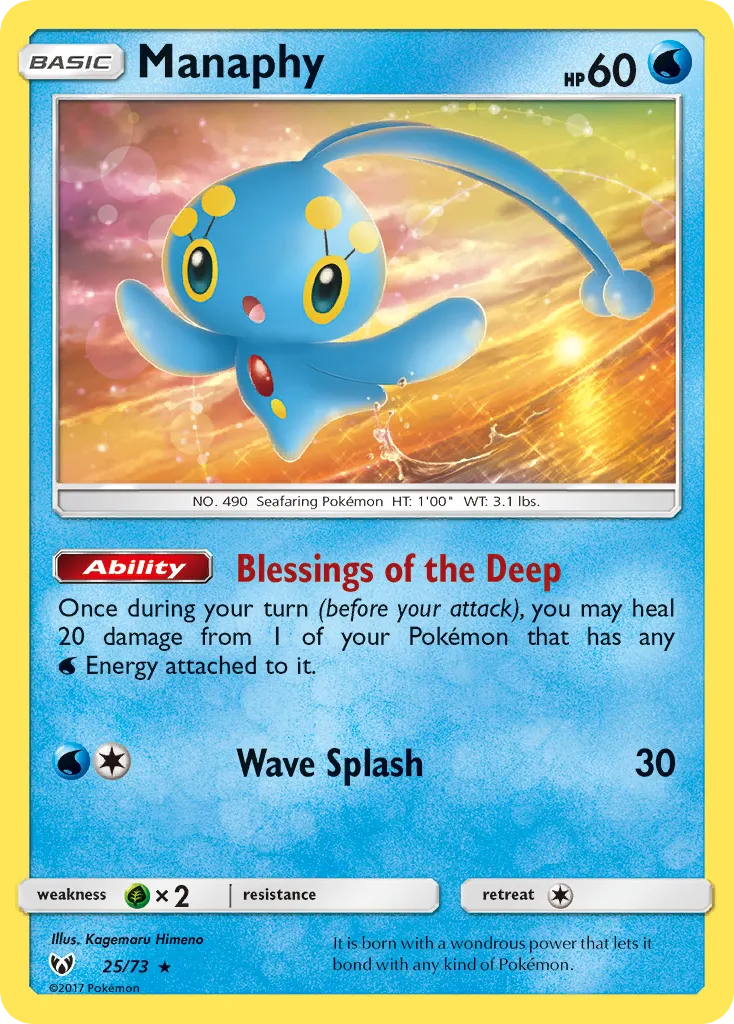 Manaphy - Shining Legends