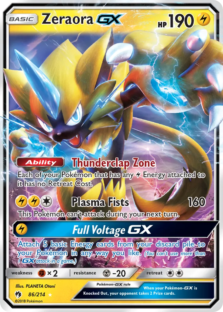 Zeraora-GX - Lost Thunder