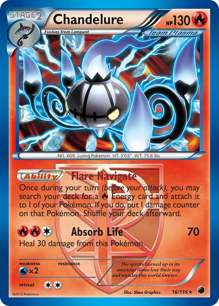 Chandelure - Plasma Freeze