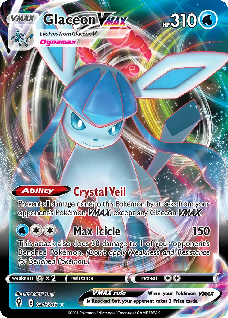 Glaceon VMAX - Evolving Skies