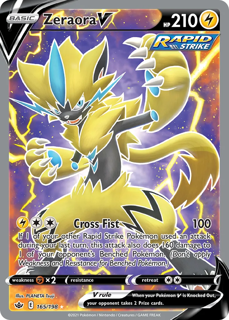 Zeraora V - Chilling Reign