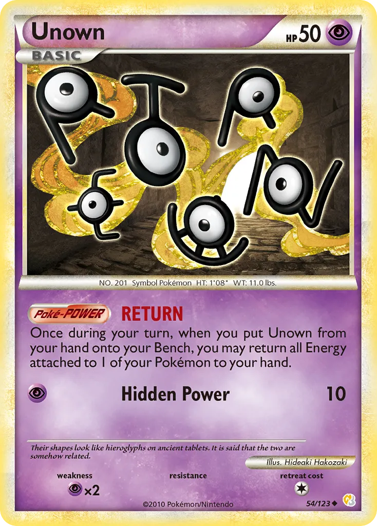 Unown - HeartGold & SoulSilver