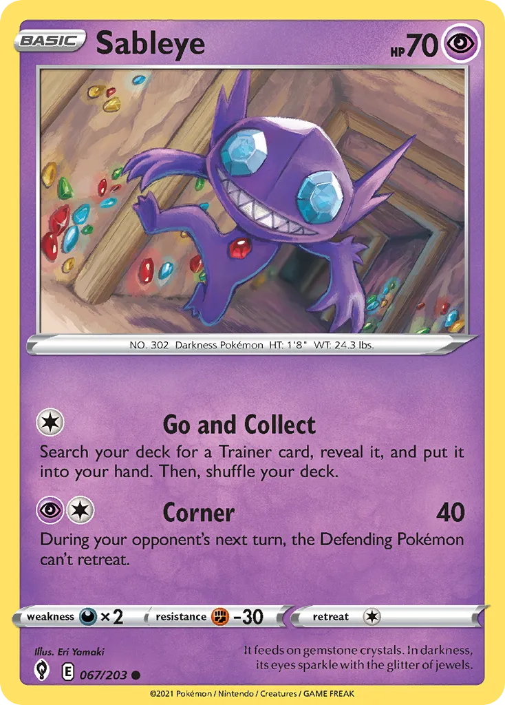 Sableye - Evolving Skies
