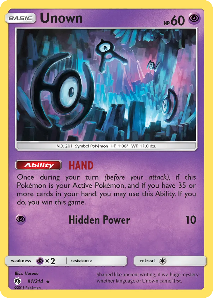 Unown - Lost Thunder