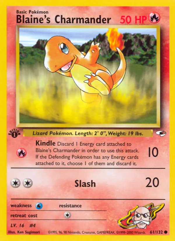 Blaine's Charmander - Gym Heroes