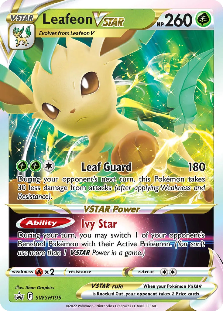 Leafeon VSTAR - SWSH Black Star Promos