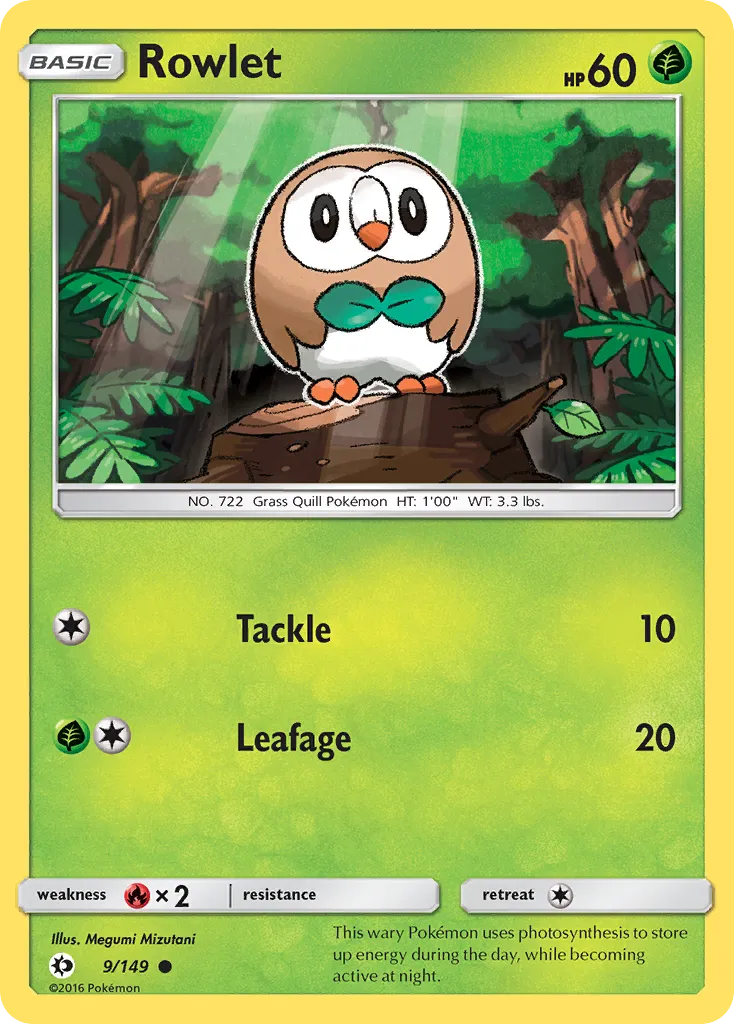 Rowlet - Sun & Moon