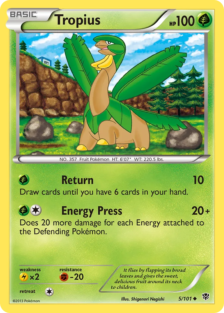 Tropius - Plasma Blast