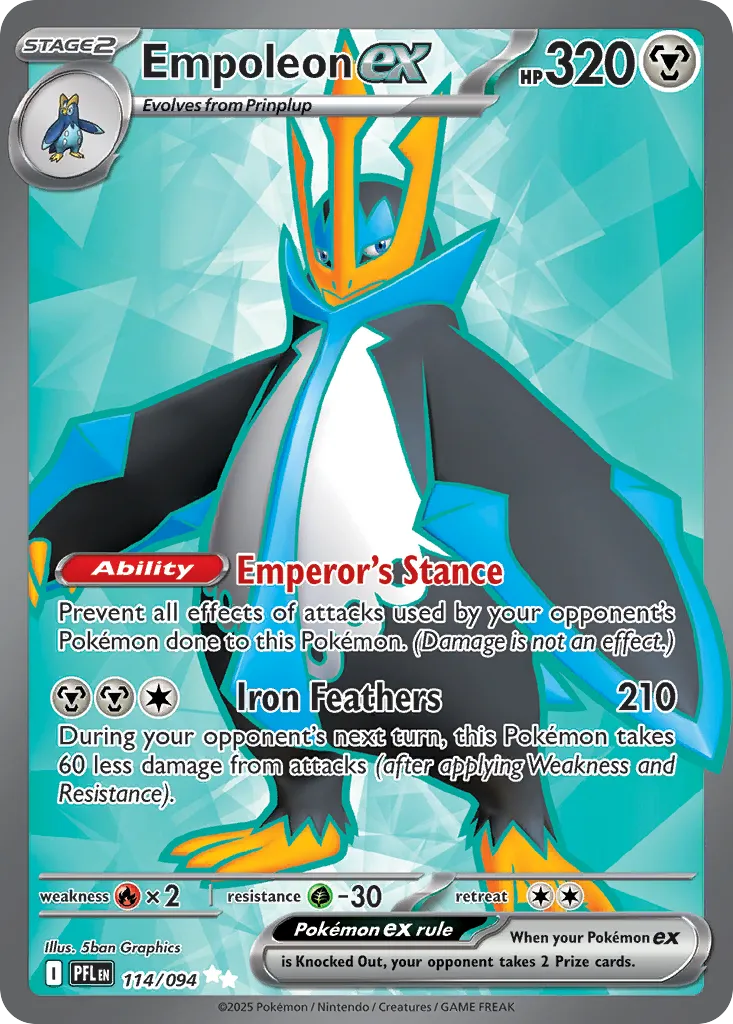 Empoleon ex - Phantasmal Flames