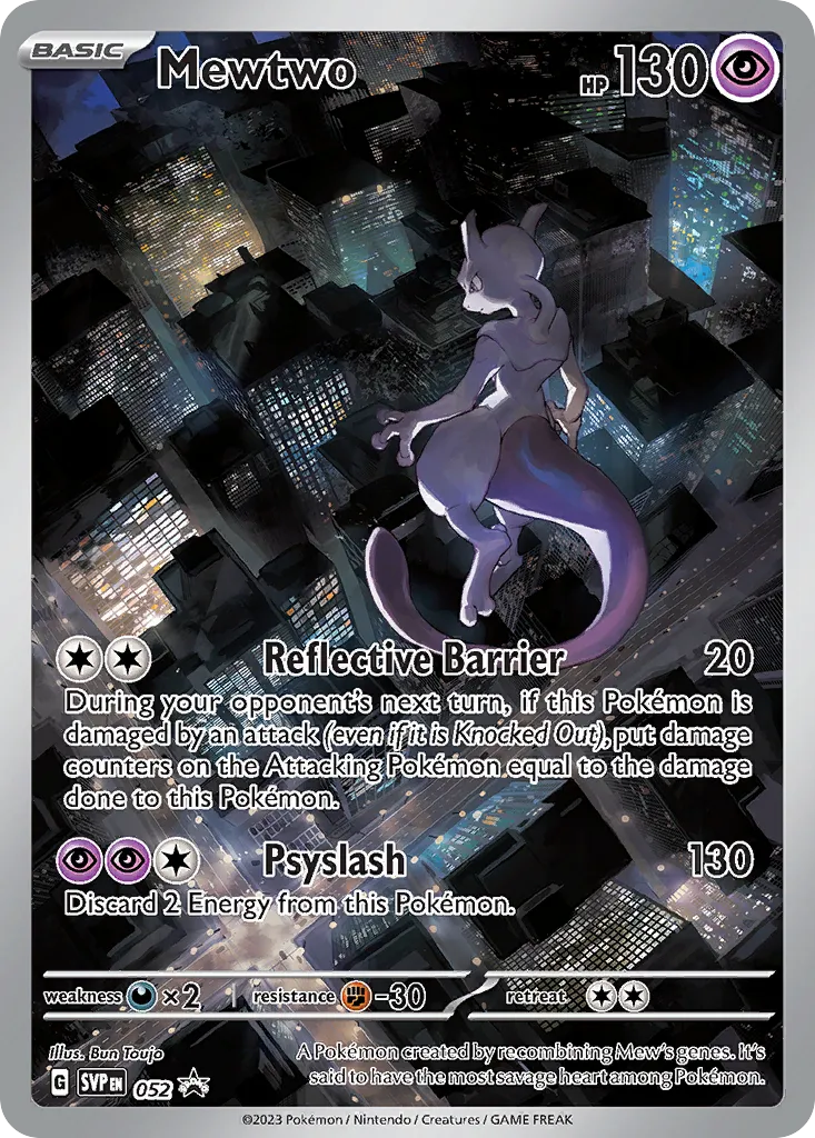 Mewtwo - Scarlet & Violet Black Star Promos