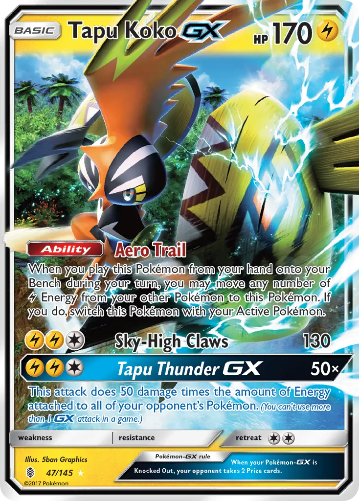 Tapu Koko-GX - Guardians Rising