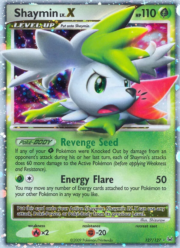 Shaymin LV.X - Platinum