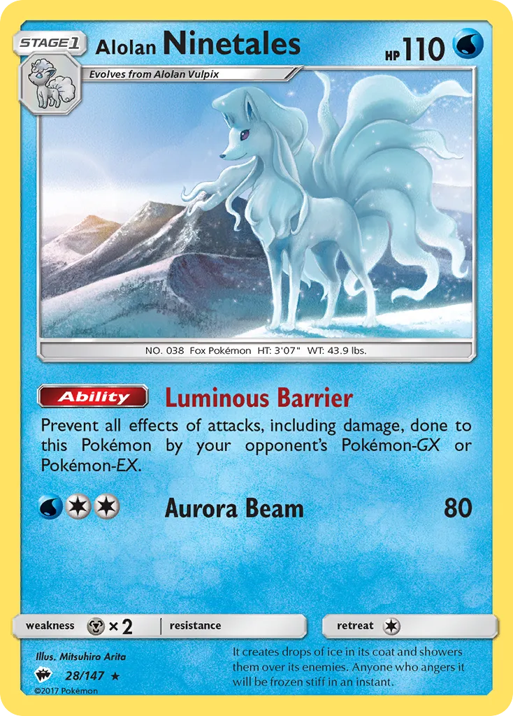 Alolan Ninetales - Burning Shadows
