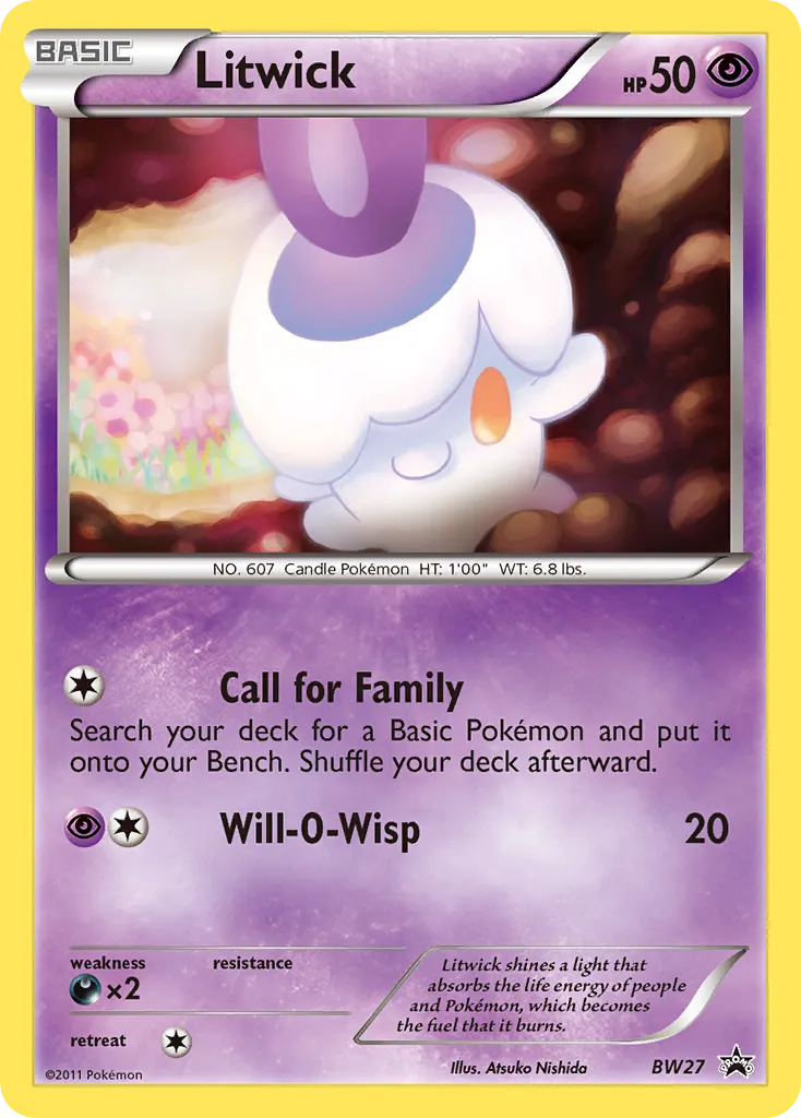 Litwick - BW Black Star Promos