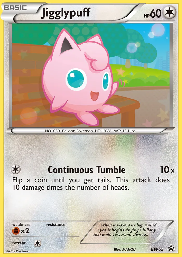 Jigglypuff - BW Black Star Promos