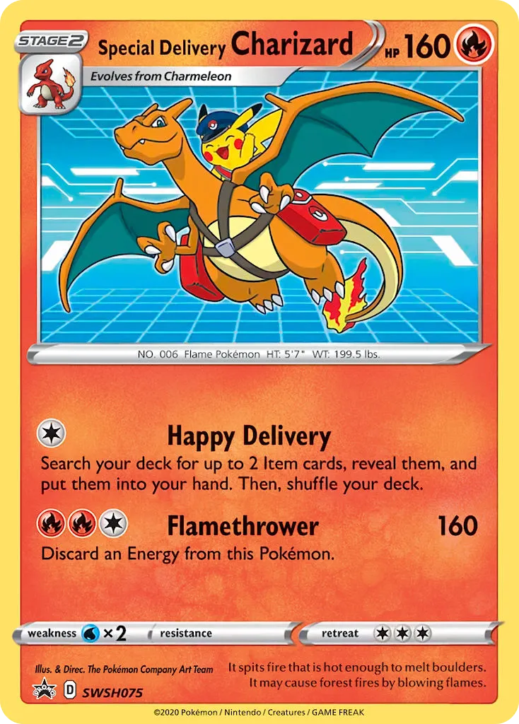 Special Delivery Charizard - SWSH Black Star Promos