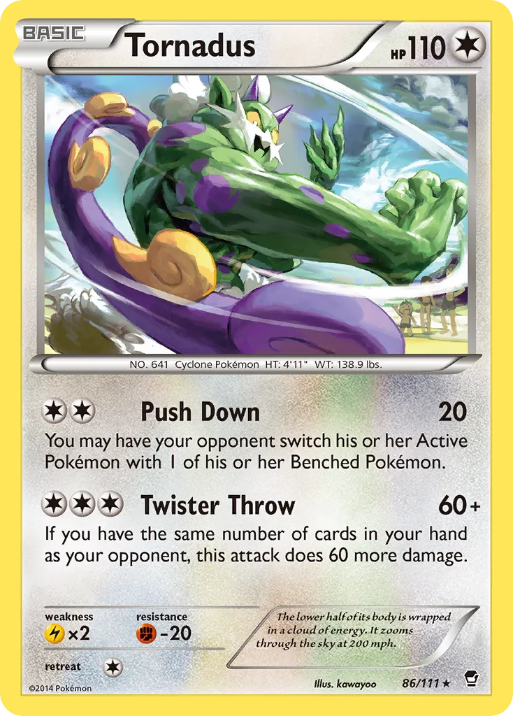 Tornadus - Furious Fists
