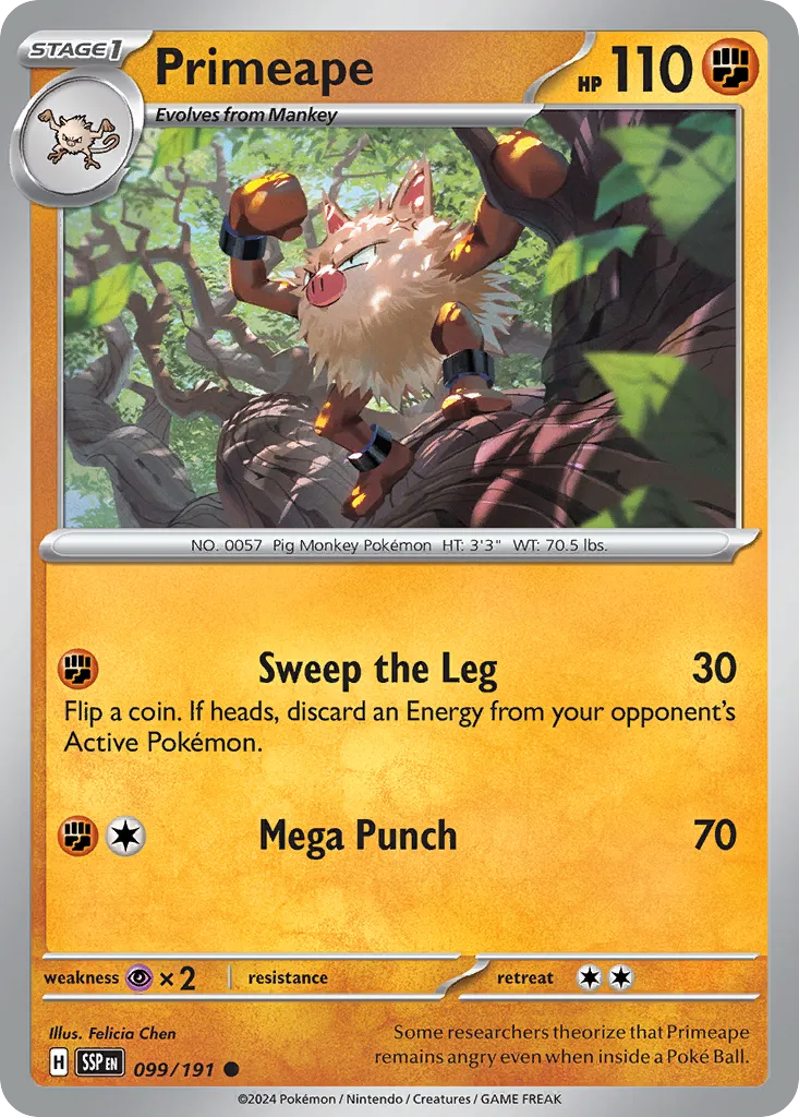 Primeape - Surging Sparks
