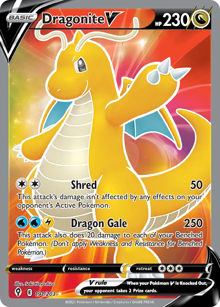 Dragonite V - Evolving Skies