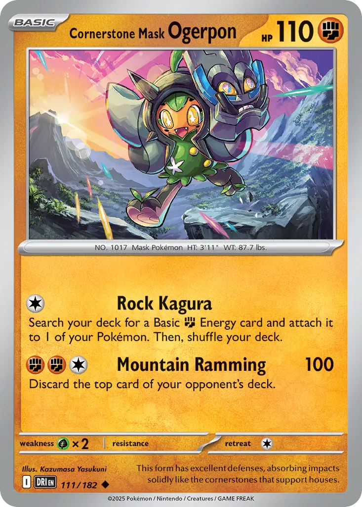 Cornerstone Mask Ogerpon - Destined Rivals