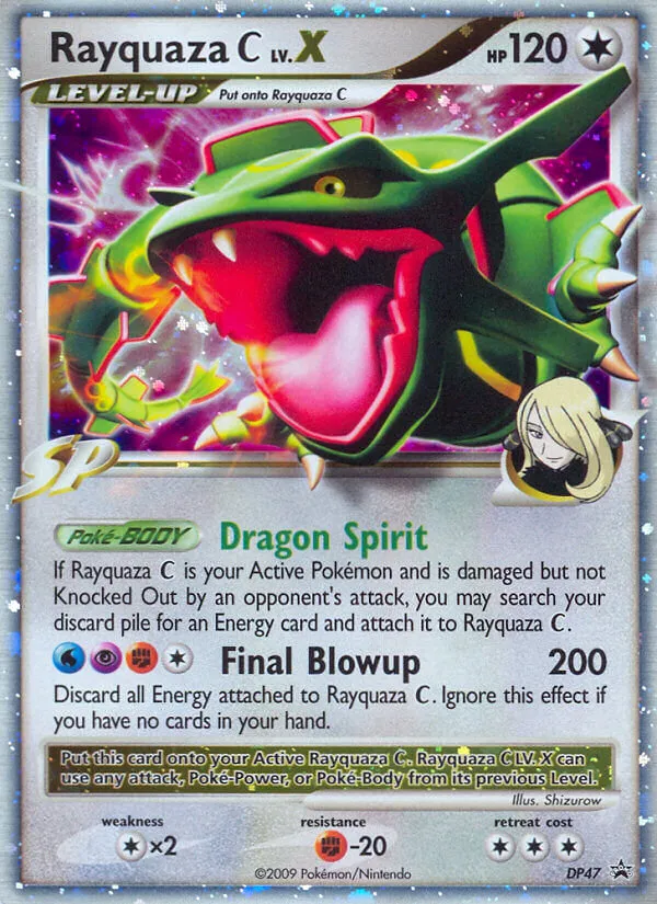 Rayquaza C LV.X - DP Black Star Promos
