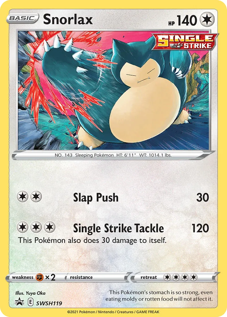 Snorlax - SWSH Black Star Promos