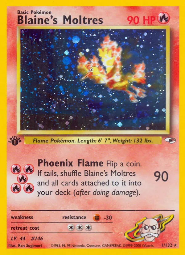 Blaine's Moltres - Gym Heroes