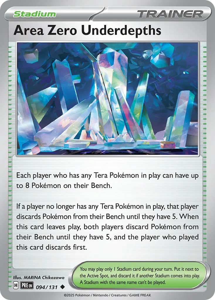 Area Zero Underdepths - Prismatic Evolutions