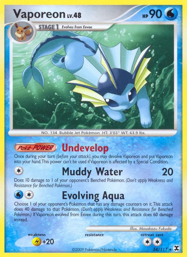 Vaporeon - Rising Rivals
