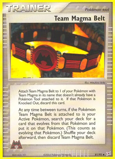 Team Magma Belt - Team Magma vs Team Aqua