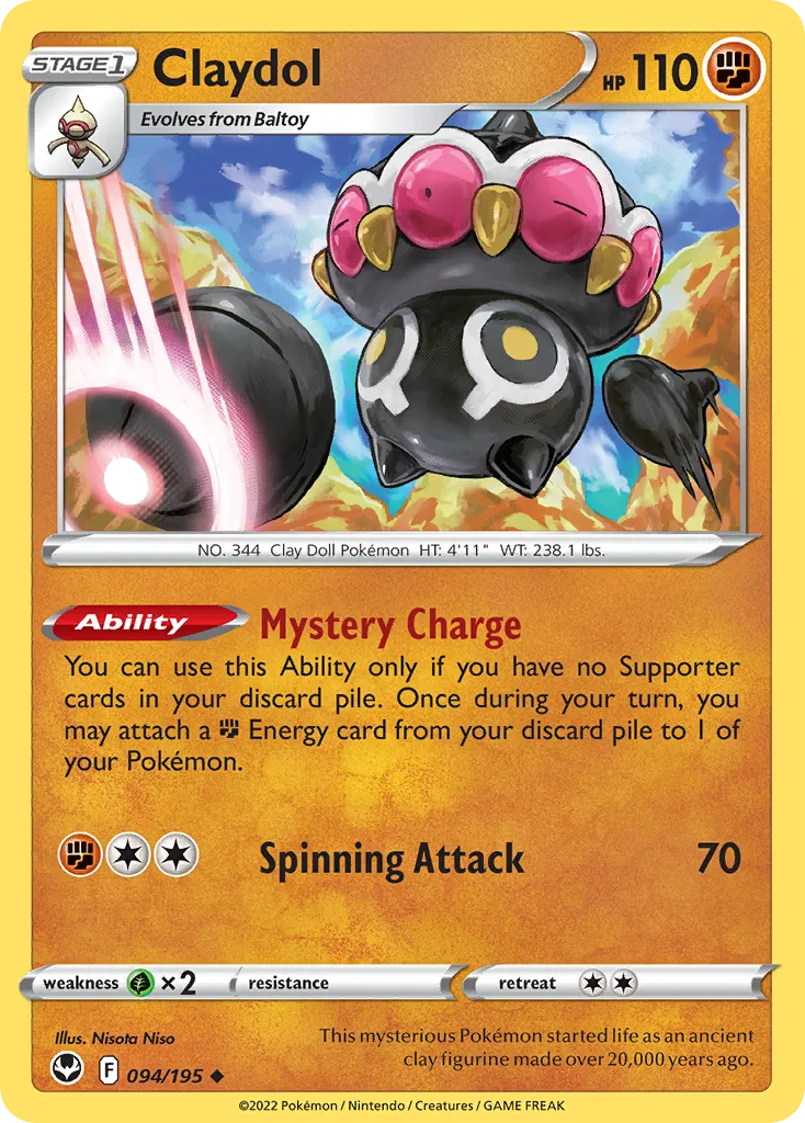 Claydol - Silver Tempest